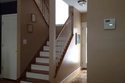 Stairwell and entry.